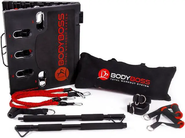 Refurbished: BodyBoss Home Gym Full Portable Gym Home