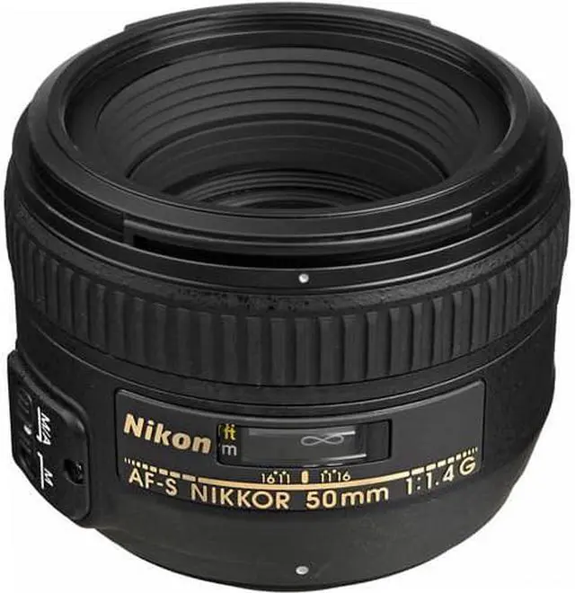 Alt view image 3 of 4 - Nikon AF-S NIKKOR 50mm f/1.4G Lens (INTL Model) with Padded Case and Filters