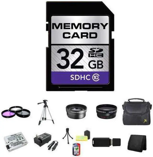 Main image of Canon T3I Accessory Saver Kit (58mm Wide Angle Lens + 58mm 3 Piece Filter Kit + 32GB SDHC Memory + Extended Life Battery