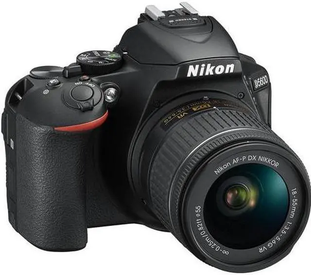 Alt view image 3 of 4 - Nikon D5600 DSLR Camera with 18-55mm Lens (Intl Model) and 64GB Memory Bundle