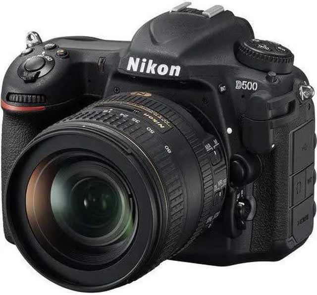 Alt view image 2 of 4 - Nikon D500 DSLR Camera with 16-80mm Lens (International Model) with Extra Accessory Bundle