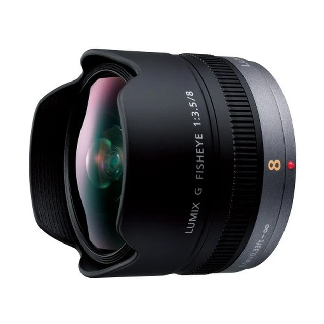 Alt view image 2 of 2 - Panasonic LUMIX G FISHEYE 8mm/F3.5 Lens | H-F008 - International Version (No Warranty)