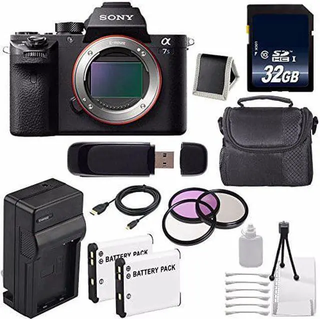 Alt view image 2 of 2 - Sony Alpha a7S II a7S Mark II a7SII ILCE7SM2/B Mirrorless Digital Camera (International Model ) + 62mm Filter Kit 6AVE Bundle 3