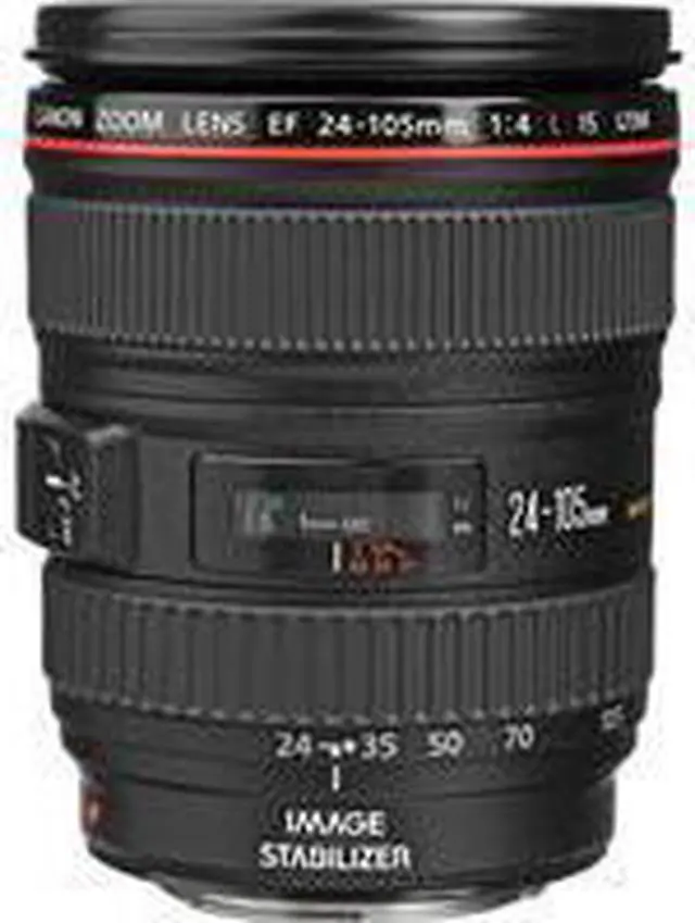 Main image of Canon EF 24-105mm f/4L IS USM AutoFocus Wide Angle Telephoto Zoom Lens - White Box(Bulk Packaging)