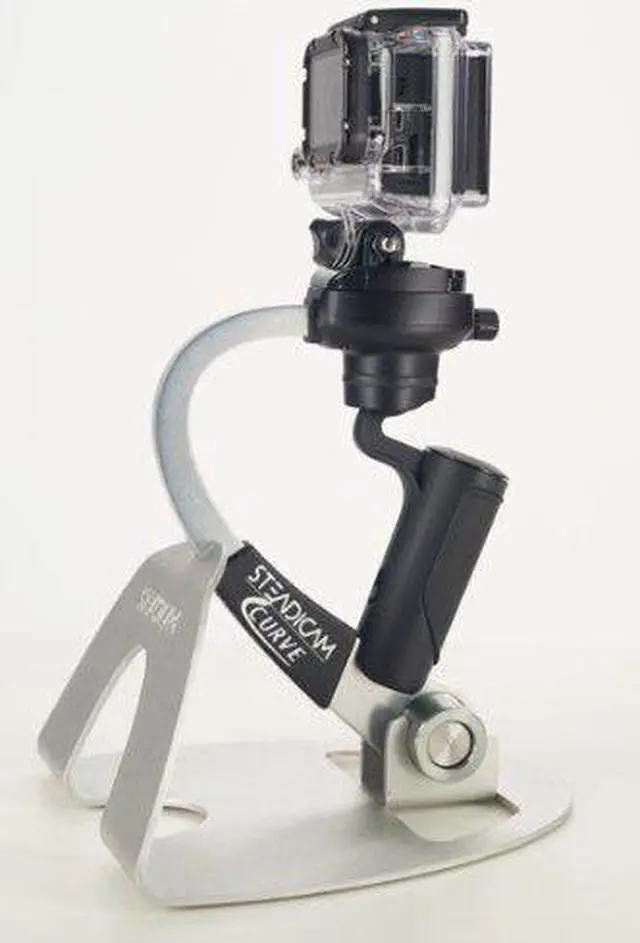 Alt view image 3 of 3 - Steadicam Curve-BK Handheld Video Stabilizer and Grip for GoPro Hero Cameras 3, 4 Black & Hero 5 (Silver)