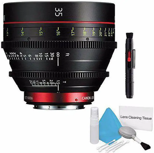 Alt view image 2 of 2 - Canon CN-E 35mm T1.5 L F Cine Prime Lens EF Mount (International Model ) + Deluxe Cleaning Kit 6AVE Bundle 3