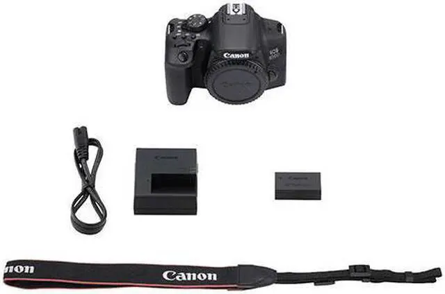 Alt view image 2 of 2 - Canon EOS 850D / Rebel T8i DSLR Camera with 18-55mm Lens (Black) + Creative Filter Set, EOS Camera Bag + Sandisk Extreme Pro 64GB Card + 6AVE Electronics Cleaning Set, and More (International Model)