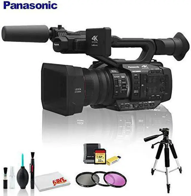 Alt view image 3 of 3 - Panasonic AG-UX180 4K Premium Professional Camcorder - Deluxe Kit