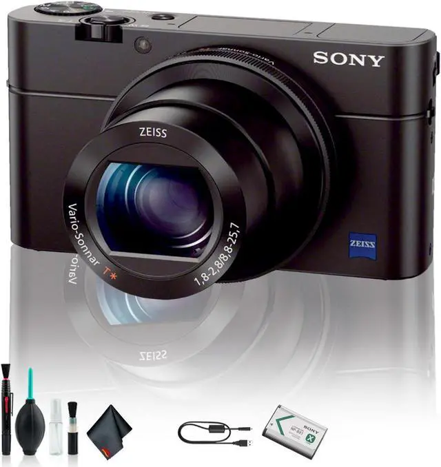 Main image of Sony Cyber-shot DSC-RX100 IV Camera DSCRX100M4/B Starter Kit