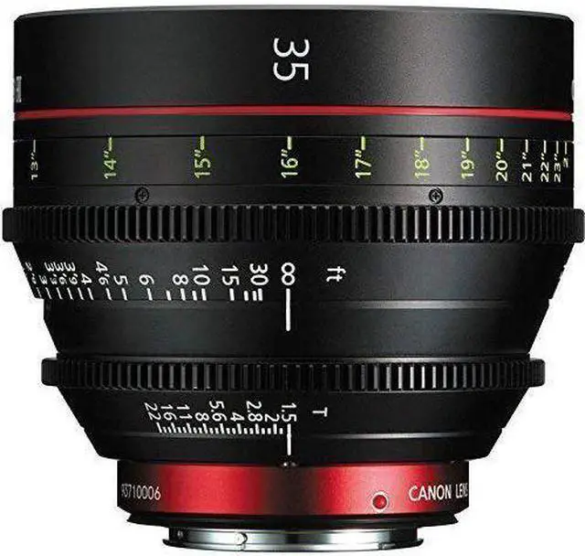 Alt view image 2 of 2 - Canon CN-E 35mm T1.5 L F Cine Prime Lens EF Mount International Version