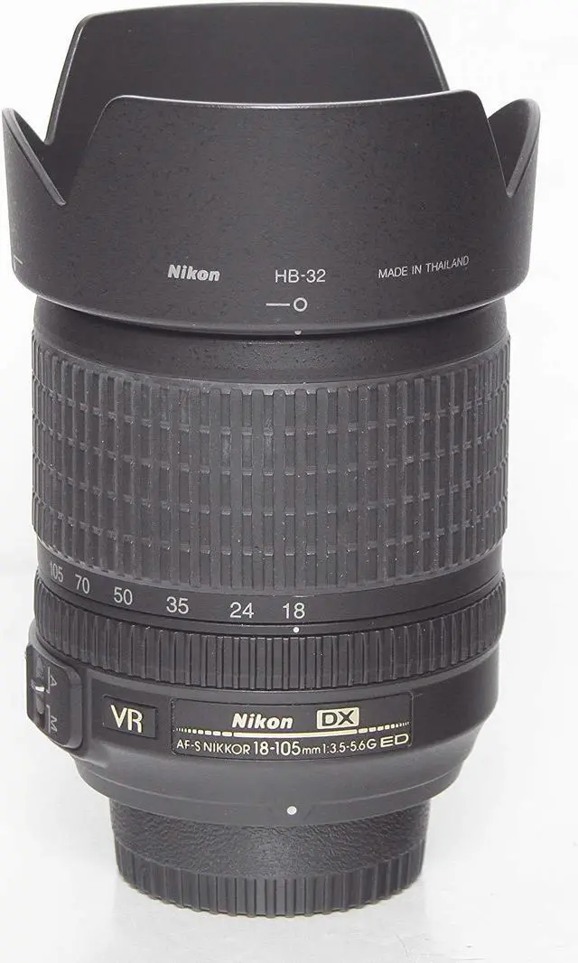 Alt view image 4 of 4 - Nikon AF-S DX NIKKOR 18-105mm f/3.5-5.6G ED Vibration Reduction Zoom Lens with Auto Focus for Nikon DSLR Cameras - White