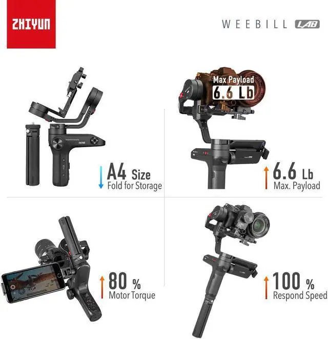 Alt view image 4 of 5 - Zhiyun-Tech WEEBILL LAB Master Package