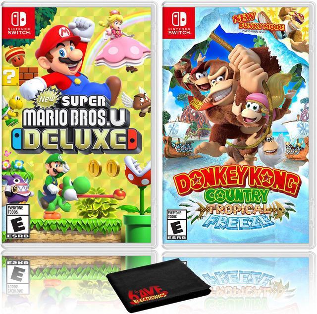 New Super Mario Bros. U Deluxe + Donkey Kong Country: Tropical Freeze - Two  Game Bundle - Nintendo Switch 