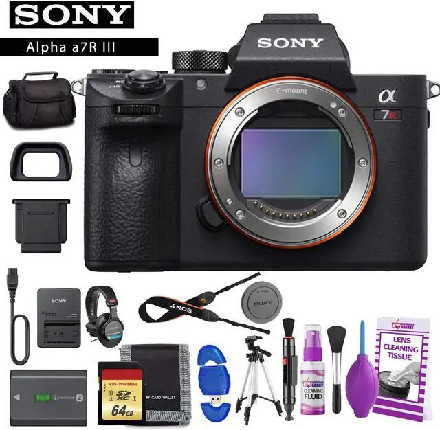 Main image of Sony Alpha a7R III Mirrorless Digital Camera (Body Only) Advanced Accessory Kit
