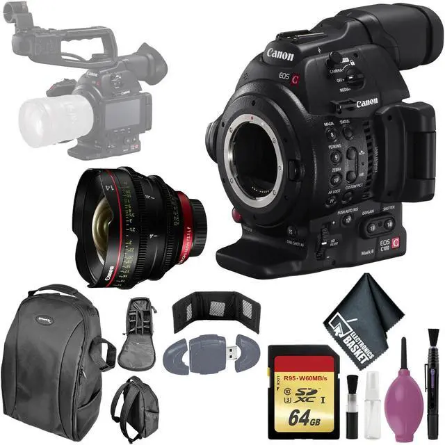 Canon EOS C100 Mark II Cinema EOS w/ Dual Pixel CMOS AF