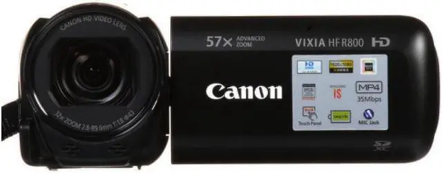 Alt view image 13 of 15 - Canon VIXIA HF R800 Camcorder (Black)