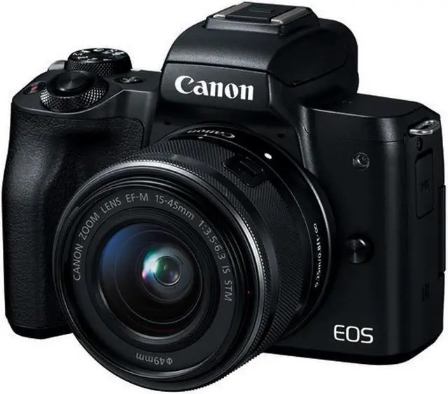 Main image of Canon EOS M50 Mirrorless Digital Camera with 15-45mm Lens (Black)(Intl Model)