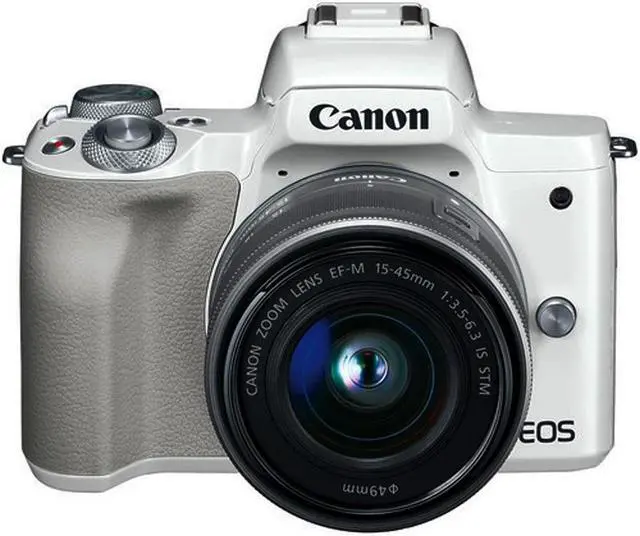 Alt view image 3 of 4 - Canon EOS M50 Mirrorless Digital Camera with 15-45mm Lens (White) (Intl Model)