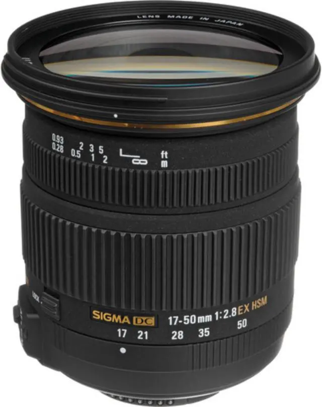 Alt view image 14 of 17 - Sigma 17-50mm f/2.8 EX DC OS HSM FLD Large Aperture Standard Zoom Lens for Nikon Digital DSLR Camera