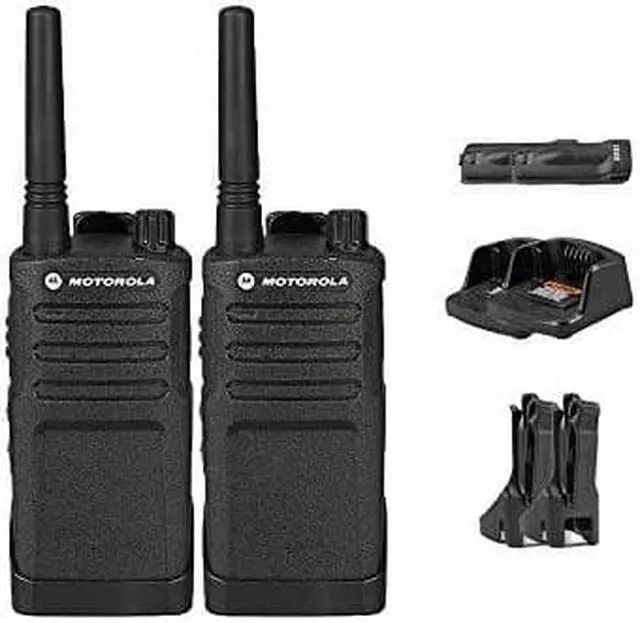 Alt view image 3 of 3 - 2 Pack of Motorola RMU2040 Business Two-Way Radio 2 Watts/4 Channels Military Spec 20 Floor Range