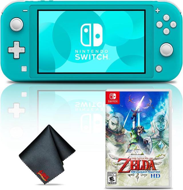 Nintendo Switch Lite Turquoise Console Bundle with Legend of Zelda