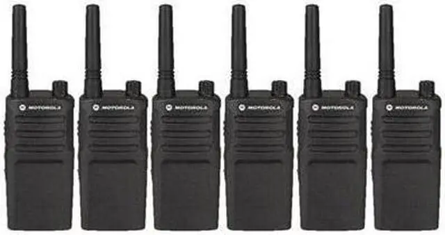 Main image of 6 Pack of Motorola RMM2050 Two way Radio Walkie Talkies