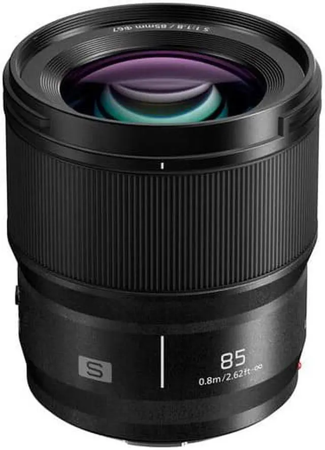 Main image of PANASONIC LUMIX S Series Camera Lens, 85mm F1.8 L Mount Interchangeable Lens for Mirrorless Full Frame Digital Cameras, S-S85, Black