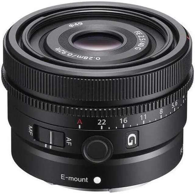 Alt view image 8 of 20 - Sony FE 40mm F2.5 G Full-Frame Ultra-Compact G Lens