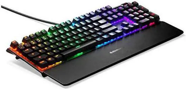 Alt view image 6 of 20 - SteelSeries Apex PRO Adjustable Mechanical Switch Gaming Keyboard 64626