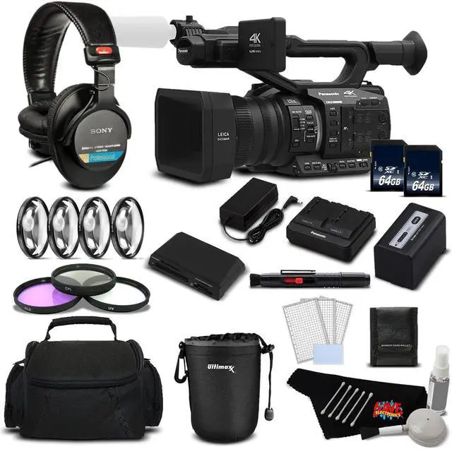 Main image of Panasonic AG-UX90 4K/HD Professional Camcorder Deluxe Bundle