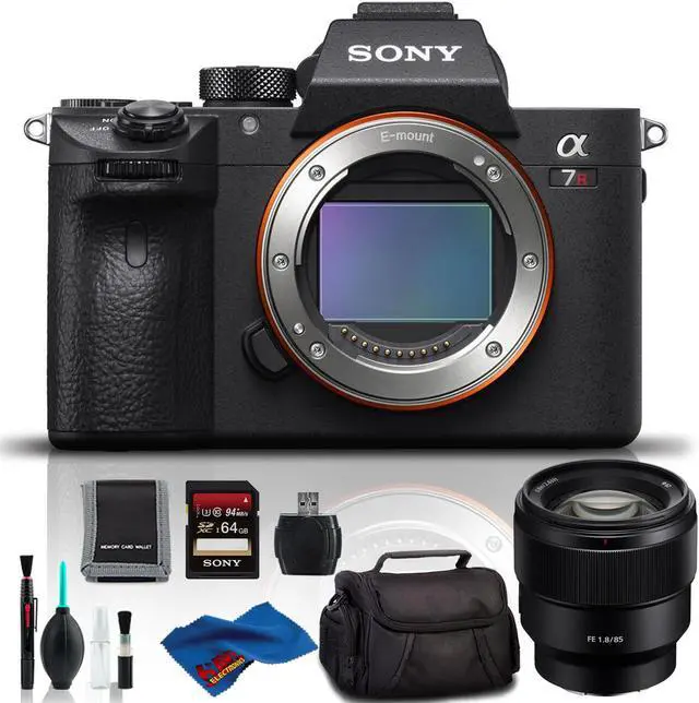 Alt view image 5 of 8 - Sony Alpha a7R III Mirrorless Digital Camera with 85mm Lens - Plus Kit