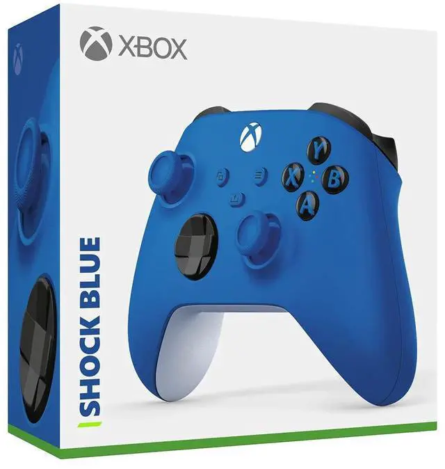 Alt view image 4 of 5 - Xbox Core Wireless Controller  Shock Blue