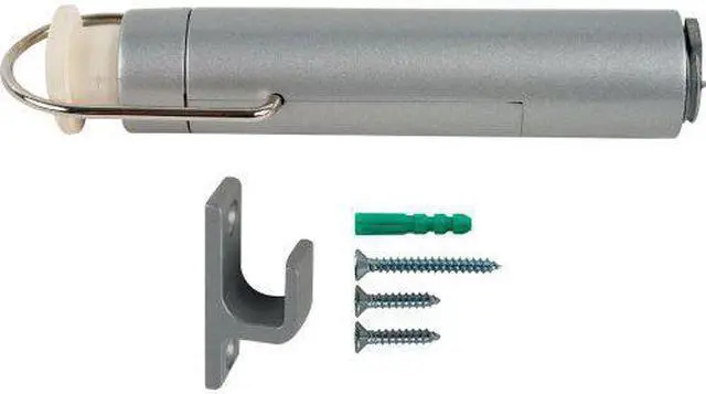 Alt view image 2 of 4 - Sierra Tools Fast Installation Automatic Door Stop, Silver