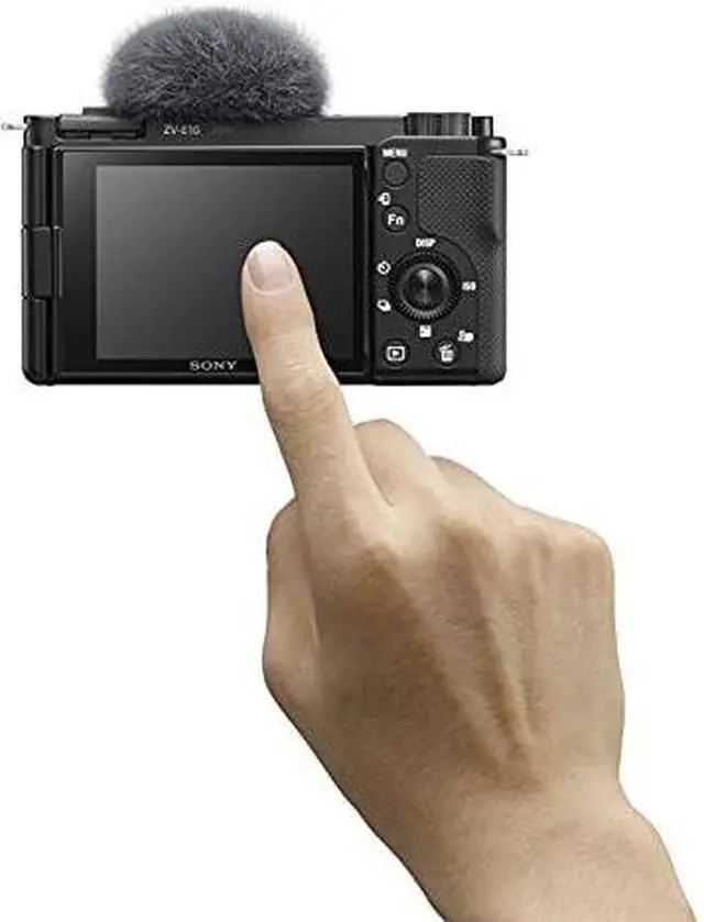 Alt view image 13 of 20 - Sony ZV-E10 Mirrorless 24.2MP 4K Digital Camera Body Black
