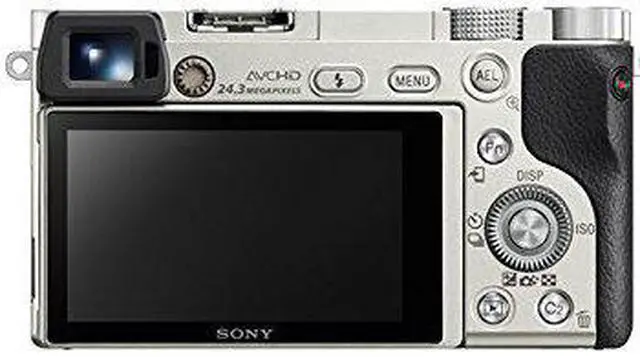 Alt view image 3 of 4 - Sony Alpha a6000 Mirrorless Digital Camera 24.3MP SLR Camera with 3.0-Inch LCD - Body Only (Silver)