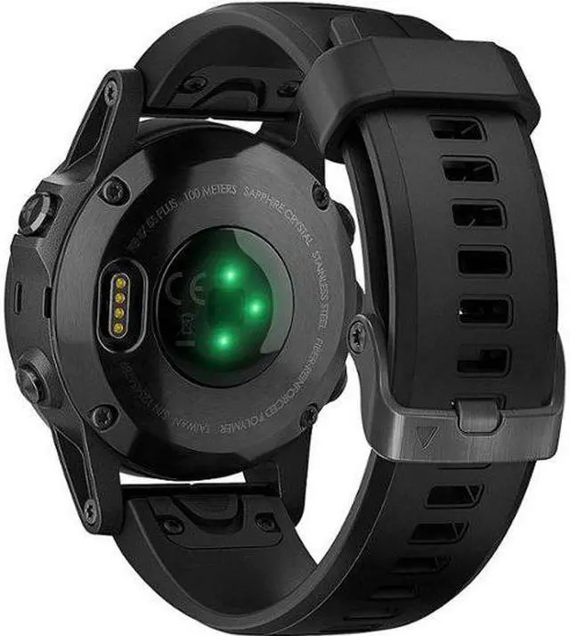 Alt view image 15 of 16 - Garmin Fenix 5S Plus Sapphire Multisport GPS Smartwatch White with Carrara White Band