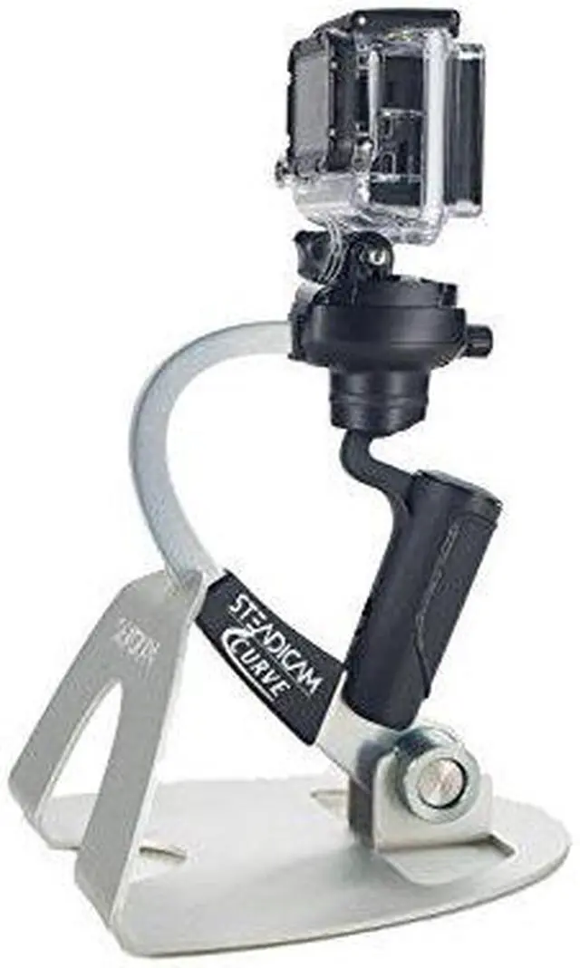 Alt view image 2 of 3 - Steadicam Curve-BK Handheld Video Stabilizer and Grip for GoPro Hero Cameras 3, 4 Black & Hero 5 (Silver)