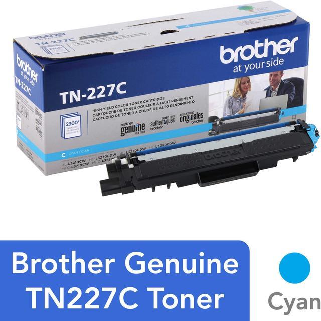 Alt view image 11 of 20 - Brother TN227C High Yield Toner Cartridge - Cyan