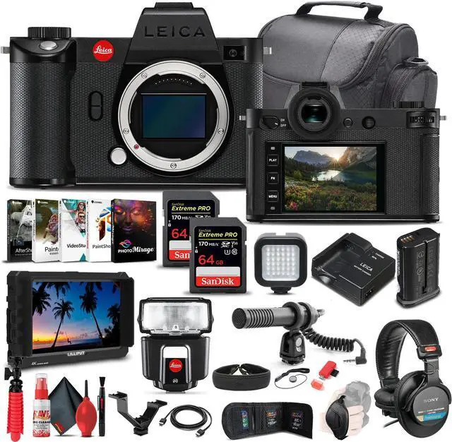 Main image of Leica SL2-S Mirrorless Digital Camera (Body) (10880) Extreme Video Bundle