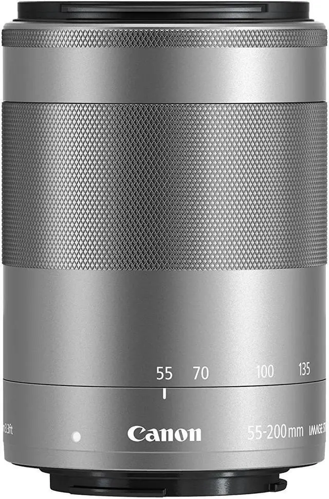 Alt view image 2 of 4 - Canon EF-M 55-200mm f/4.5-6.3 Image Stabilization STM Zoom Lens (Silver)