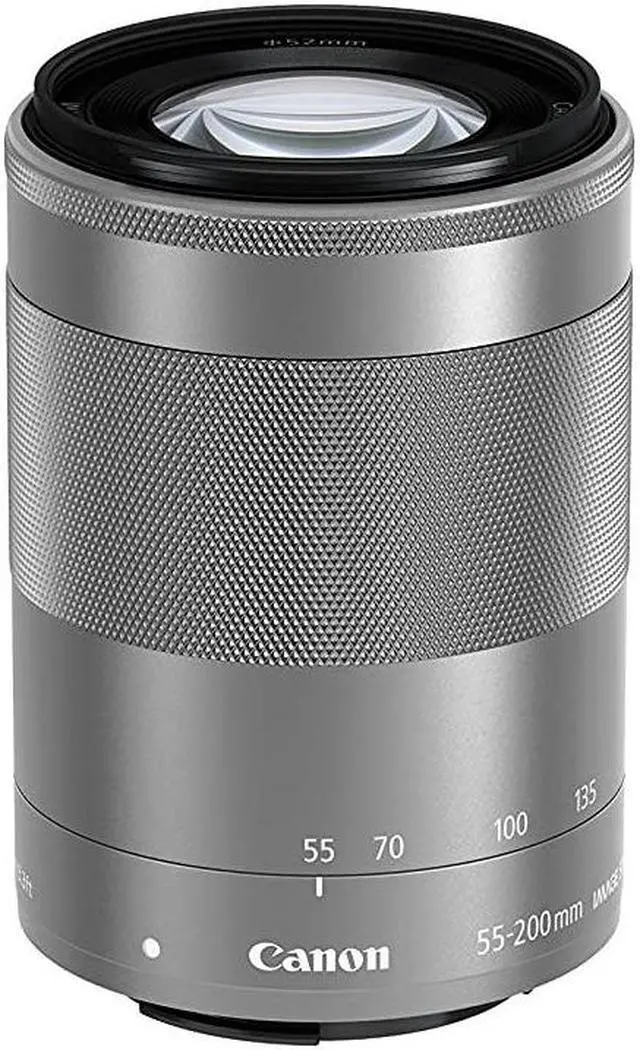 Main image of Canon EF-M 55-200mm f/4.5-6.3 Image Stabilization STM Zoom Lens (Silver) (Renewed)