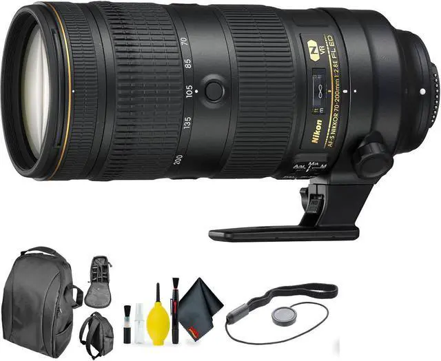 Main image of Nikon AF-S NIKKOR 70-200mm f/2.8E FL ED VR Lens + Deluxe Lens Cleaning Kit Bundle