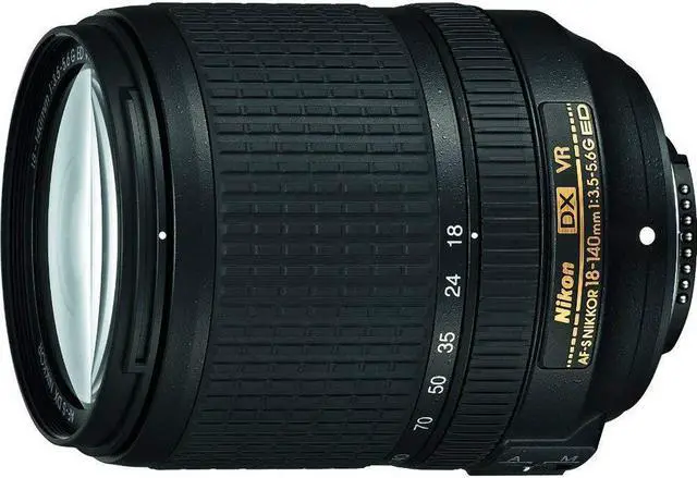 Main image of Nikon AF-S DX NIKKOR 18-140mm f/3.5-5.6G ED Vibration Reduction Zoom Lens with Auto Focus for Nikon DSLR Cameras (Renewe