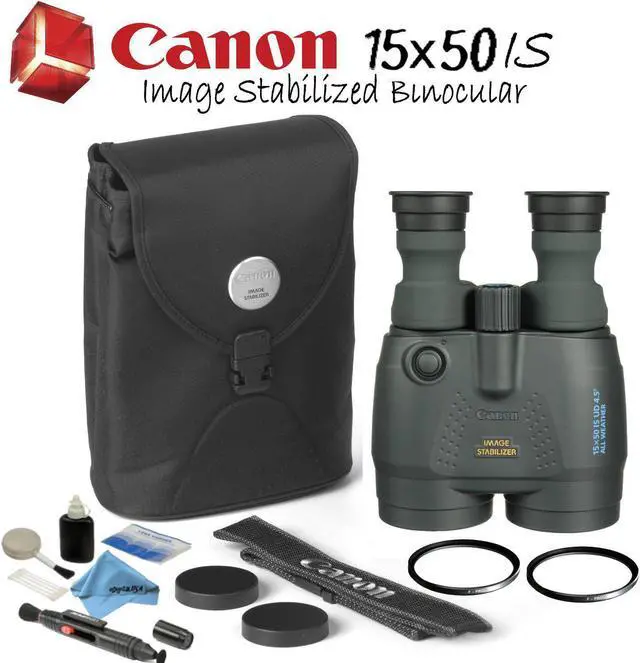 Main image of Canon 15x50 is All-Weather Image Stabilized Binocular Starters Bundle