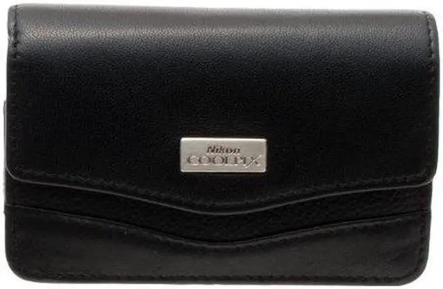 Main image of Nikon Coolpix Black Leather Case for Nikon Coolpix S Series Digital Cameras - S6000, S6100, S8000, S8100