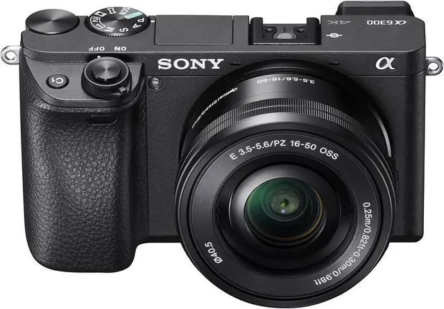 Alt view image 3 of 4 - Sony Alpha a6300 Mirrorless Digital Camera with E PZ 16-50mm F3.5-5.6 OSS Power Zoom Lens (Black)