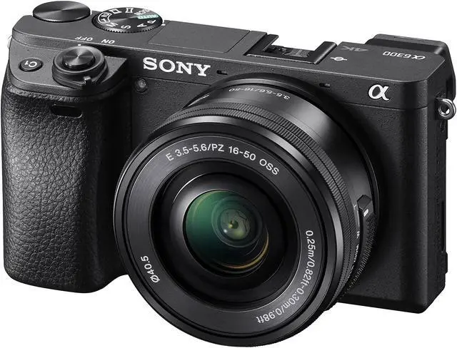 Alt view image 4 of 4 - Sony Alpha a6300 Mirrorless Digital Camera with E PZ 16-50mm F3.5-5.6 OSS Power Zoom Lens (Black)