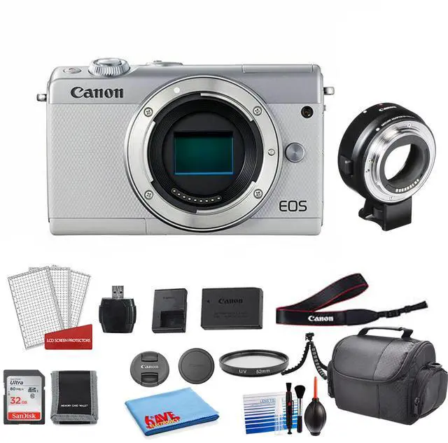 Main image of Canon M100 Camera Body (Kit Box) with Lens Adapter ? International Model