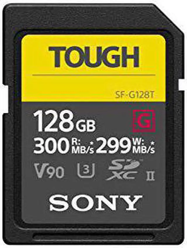 Alt view image 2 of 4 - Sony Tough High Performance 128GB SDXC UHS-II Class 10 U3 Flash Memory Card