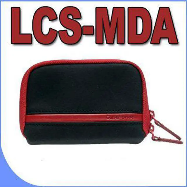 Alt view image 2 of 3 - Sony LCS-MDA Cybershot Carrying Case (Black & Red) for Sony DSCW330 DSCW350 DSCW370 DSCW510 DSCW520 DSCW530 DSCW560 Digi